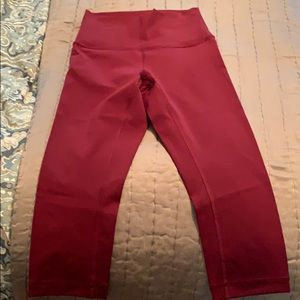 Wunder Under Crop leggings LuluLemon